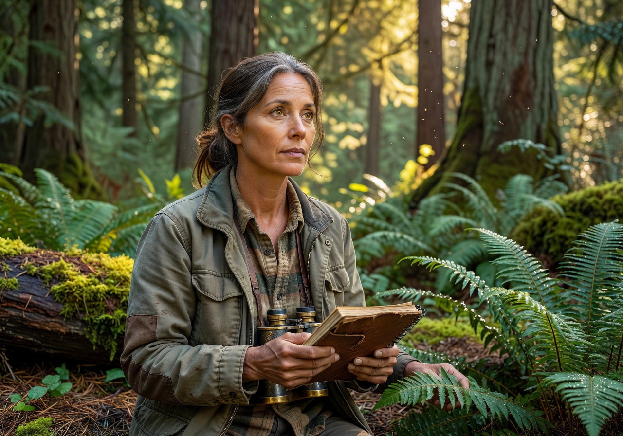 Portrait of Aria, founder and lead naturalist